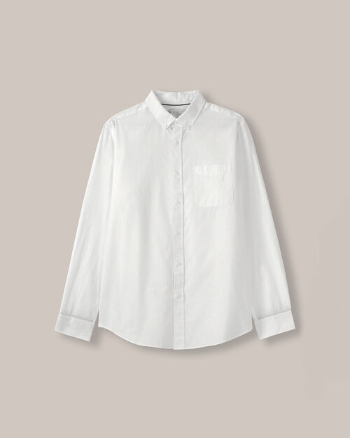 Camisa Fit Regular Blanca